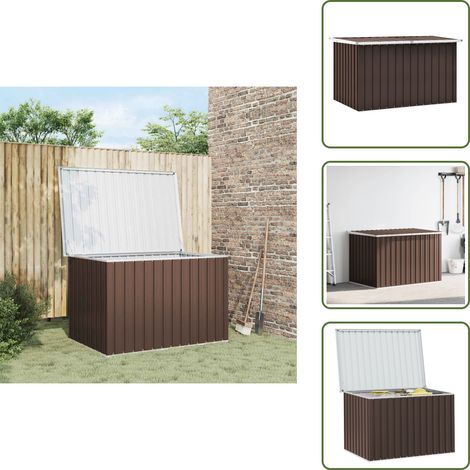 Cassetta degli attrezzi - vidaXL Baule da Giardino Marrone 149x99x93 cm - Mobili da esterno