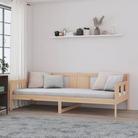 Lit de jour Bois massif de pin 90x190 cm (1/5)