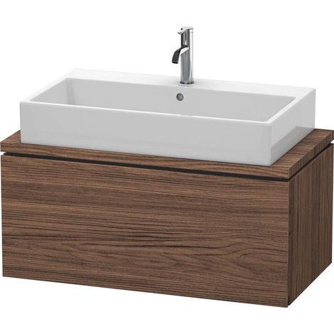 L-CUBE mobile consolle basso 400x920x477mm noce scuro