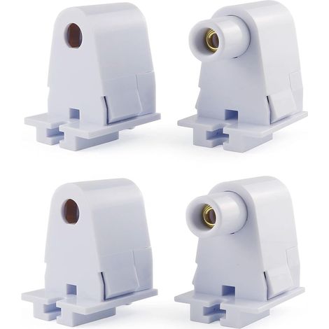 Connecteur de douille de support de base Tombstone Connecteur de lampe à broche unique - 2 paires (1/5)