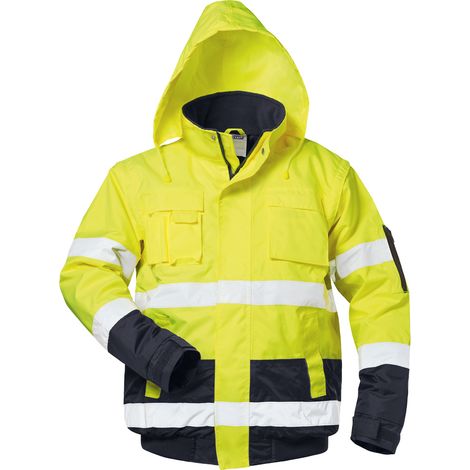 Gr .4XL (70/72) HASSO WARNSCHUTZPILOTJACKE GELB/MARINE gelb HASSO high vis p (1/2)