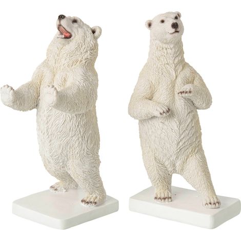 Serre livres ours blanc décoratif - Blanc (1/4)