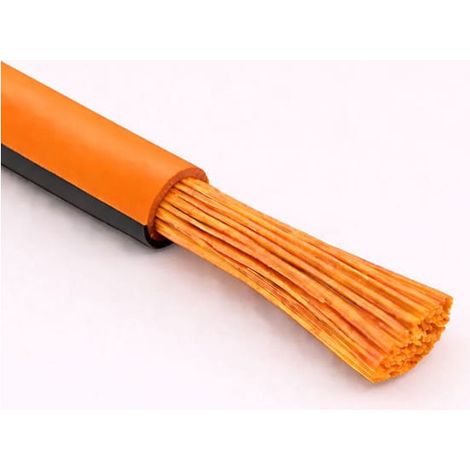 Cavo Filo Unipolare H05V-K sez. 0,35 mmq Arancio/Nero