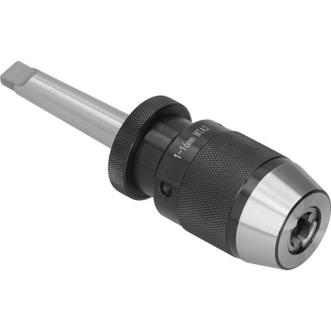 Mandrin de perçage autoserrant sans clé, cône Morse MT2, fixation directe, outil de tour manuel, 116 mm (1/5)