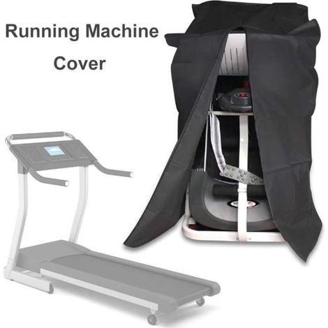 Housse De Protection pour Tapis Roulant, Housse De Tapis De Course Pliable Étanche avec Fermeture À Glissière, 9575160cm, Noir (1/4)