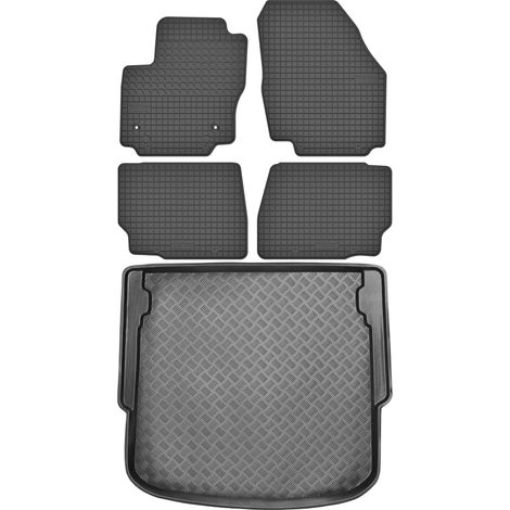 Juego de alfombrillas de goma para coche y maletero para Ford Mondeo IV Hatchback (2011-2014). (1/5)