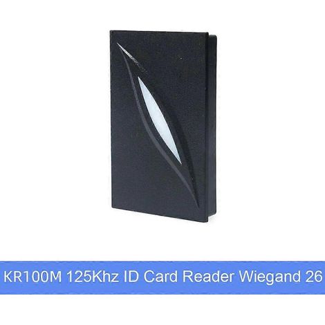 Lecteur de cartes longue portée 13,56 MHz / 125 kHz, lecteur de contrôle d'accès par carte de proximité Wiegand 26/34, étanche IP65, KR100KR100M 13,56 MHz (1/5)