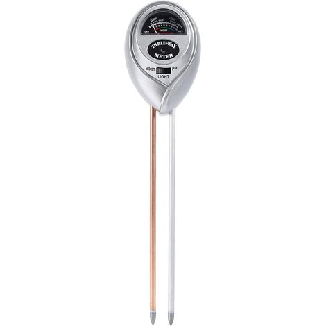 Moisture Meter Soil Moisture Meter 268.86cm 3 in 1 Function Soil Tester Moisture Meter Moisture Monitor Light PH Detector with Probe (1/5)