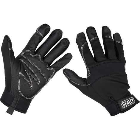 Sealey Premier Light Palm Tactouch Mechanic's Gloves (9) - Large MG798L (1/3)