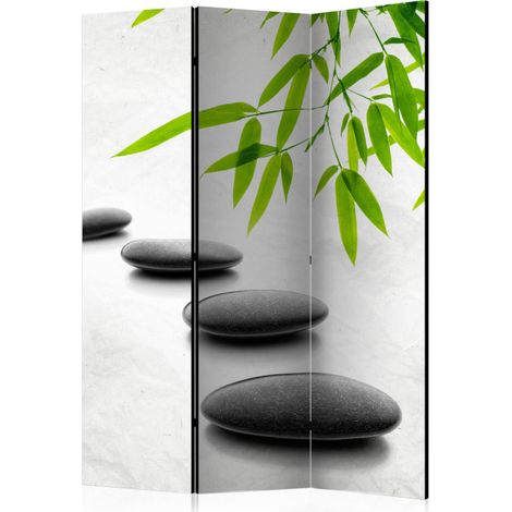 Paravent 3 Volets "Zen Stones" 135x172cm (1/2)