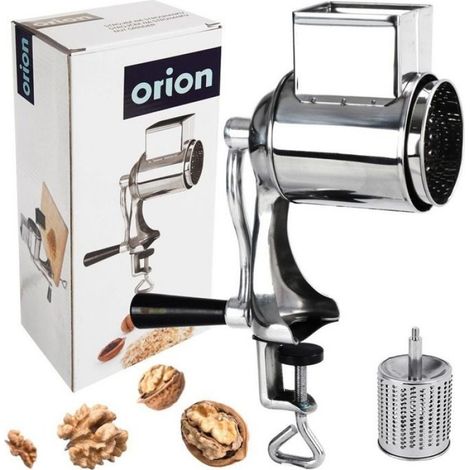 Râpe Manuelle - Acier Inoxydable - Fixation Robuste Au Plan De Travail - Pour Cuisine Domestique - 1 Pièce