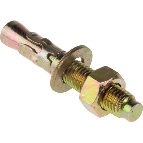 Boulon d'ancrage RS PRO, en Acier au carbone M12, 12mm x 80mm ( Prix pour Sachet de 5 ) (1/3)