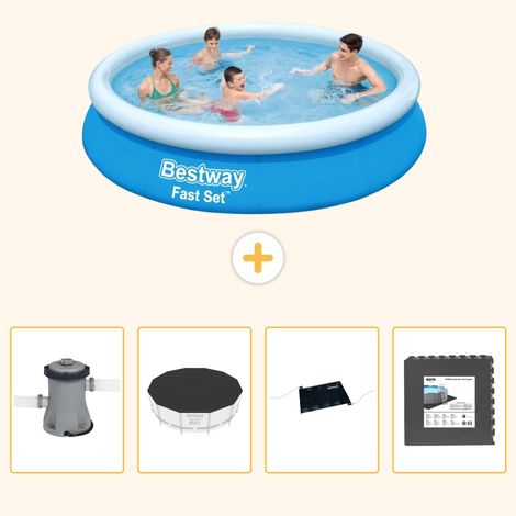 Bestway Bestway Fast Set Ronde - 366x76 cm - 5-pièces S195 (1/5)