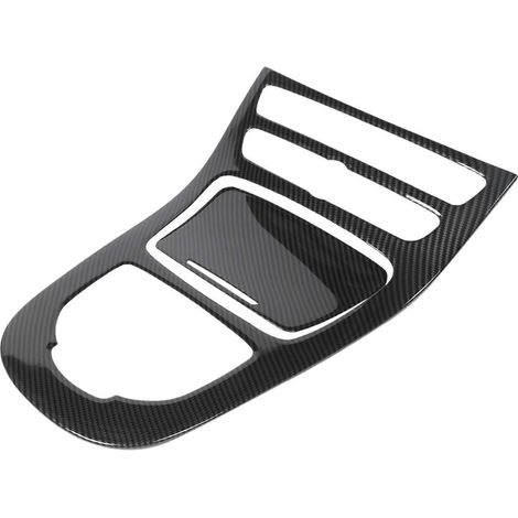 Car Center Control Shift Panel Dekorative Verkleidungsabdeckung Kohlefaserfarbe für E-Klasse W213 2015–2018 (1/5)