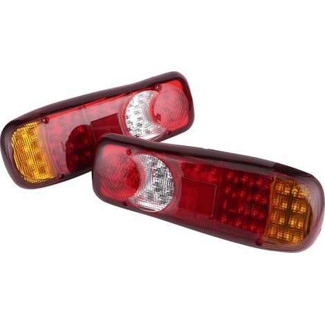 Per fanali posteriori a LED da 12V, 5 funzioni, fanali posteriori per rimorchi, camion, telai, autobus, caravan, furgoni (1/5)