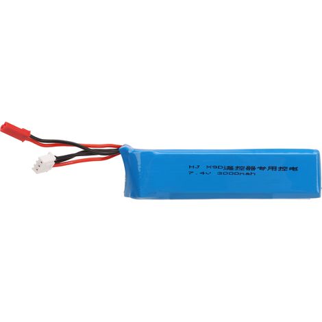Batterie LiPo 7.4V 3000mAh pour Télécommande FRSKY X9D Plus - Remplacement Batterie Lithium (1/5)