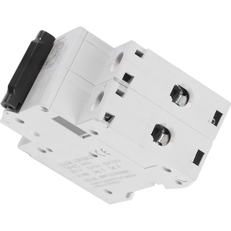 Disjoncteur C65H-DC 2P 250V CC Énergie solaire Interrupteur à air Ampères (16A) (1/5)
