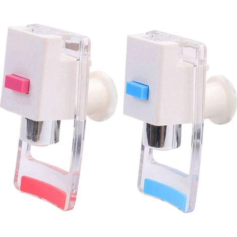 Lot de 2 robinets-poussoirs de rechange pour distributeur d'eau, avec deux vannes d'eau durables (1/5)