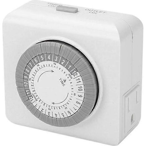 Prise de minuterie HU11M, interrupteur horaire mécanique intelligent, minuterie de cycle 24 heures (1/4)
