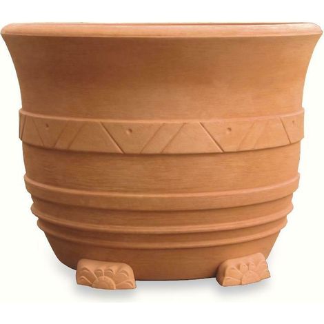 Grand vase méditerranéen en résine cm. 110 Elbi VASE FIOIRERA 110CM DIAMETER IMPRUNETA COLOUR