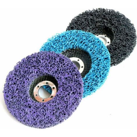 Disques de nettoyage, diamètre : 125 mm, dsque CSD, très grand, pour meuleuse d'angle(5pcs) (1/4)