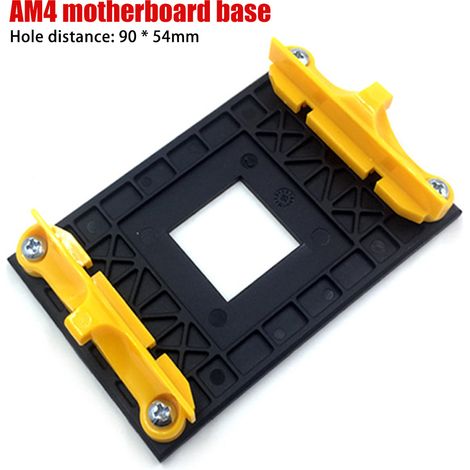 Support de fixation AM4 et plaque arrière AM4, dissipateur thermique pour ventilateur de processeur AM4 (1/5)