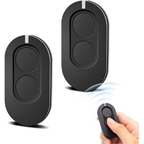 AES 32-BIT Télécommande Compatible avec DITEC Entrematic Zen 2,Duplicateur de Télécommande Porte de Garage pour Ditec Entrematic Zen 2/Zen 4,Ditec Entrematic ZEN2W /ZEN4W,Lot de 2 (1/4)