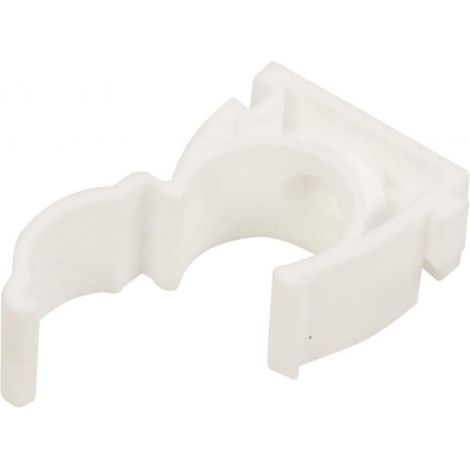 Morsetto chiuso per tubi lisci UZ 18 bianco 68042 /100 pezzi/