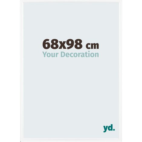 yd. - Cadre photo 68x98 - Blanc Brillant - Plastique - Bordeaux