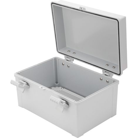 Boîte de dérivation étanche extérieure 300x200x170mm, coffret de distribution en plastique transparent avec boucle et clip, boîtier de contrôle scellé pour surveillance (1/5)