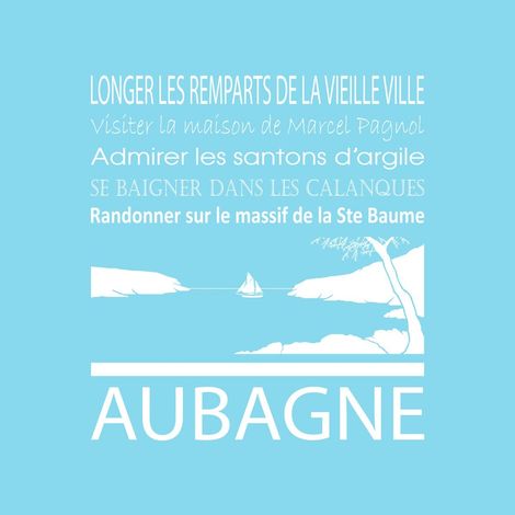 Tableau sur toile Aubagne glacier 30x30 cm - Impression sur Toile Murale Décorative - Image imprimée en HD sur Toile - Toile sur Châssis en Bois FSC - Fabriqué en France (1/4)