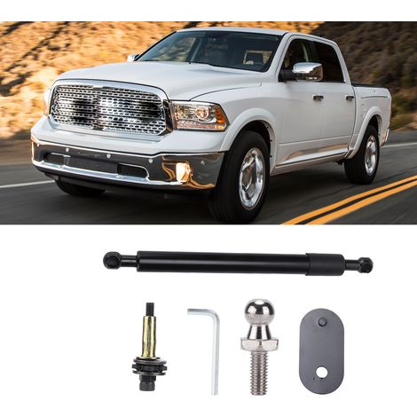 Les vérins hydrauliques Dodge Ram sont compatibles avec la modernisation des amortisseurs de hayon rabattables du Dodge Ram 1500. (1/5)