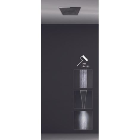 Gessi Minimali, sistema de ducha empotrado 350x350 tipos de