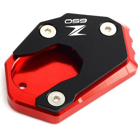 (rouge) Compatible avec KAWASAKI Z650 Z 650 2024 2023 2022 2017-2021 Accessoires moto Béquille latérale Extension de béquille arrière Plaque de support maxpower (1/3)