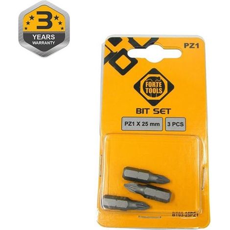Embouts de tournevis no-name pz1x25mm durables compacts