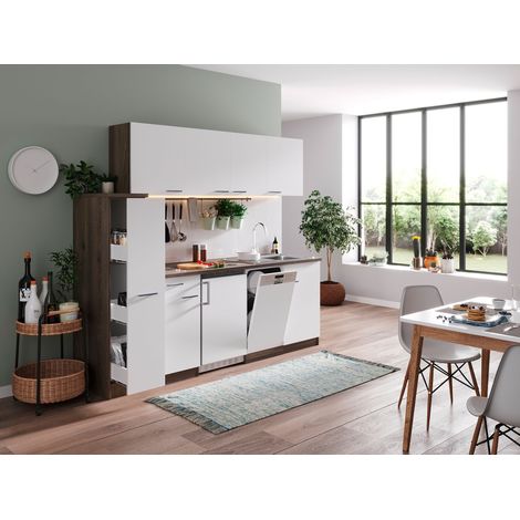 Cuisine Cuisine simple Chêne York Blanc Oliver 225 cm Respekta (1/4)