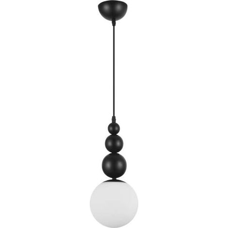 Colgante modelo Elon acabado negro, 33cm(alto) 15cm(ancho) 15cm(fondo.