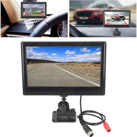 Moniteur de recul universel 7 pouces 12V-24V, écran haute définition, caméra de recul à 8 phares adaptée aux camping-cars, remorques et semi-remorques. (1/5)