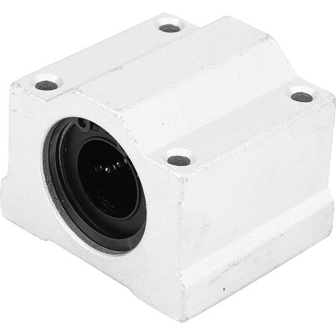 2PCS SC16UU Palier de mouvement linéaire fermé en alliage d'aluminium, bloc de glissement, curseur de palier linéaire (1/5)