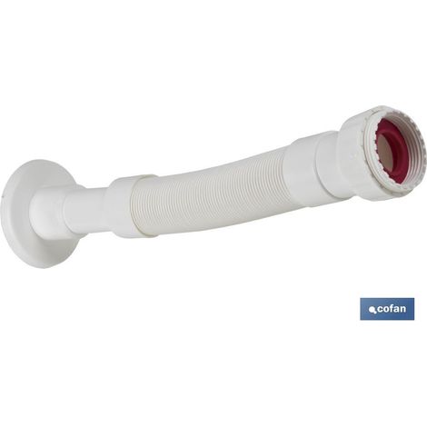 Tubo Flexible Blanco 1 1/2 Con Reductor 1 1/4 Ø32-40 330-690 mm (1/5)