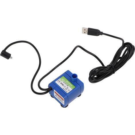 Fontaine à eau pour animaux avec pompe USB ultra silencieuse et lumière LED pour chat. (1/5)