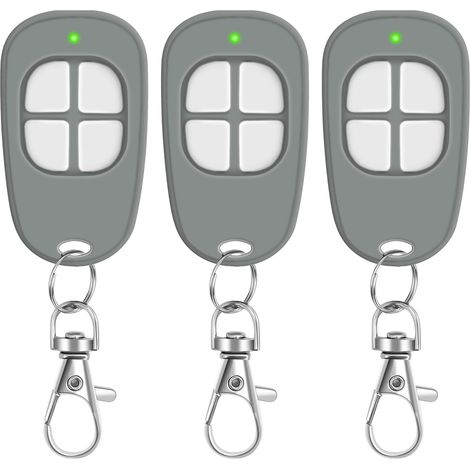 3 x AAM0049 Télécommande SCS Motorisation Portail Portes de Garage 4-Canaux 433,92MHz (1/5)