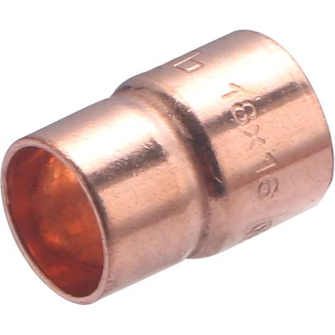 Manguito Cobre Hembra reducida QUICK PLOMBERIE - Ø18 Ø16