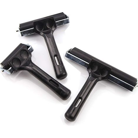 3Pcs Rouleau encreur Rouleau Brayer en Caoutchouc,Pinceau,Outil de Peinture à l'huile d'art Craft,Rouleau de Peinture Magique en Caoutchouc (1/3)