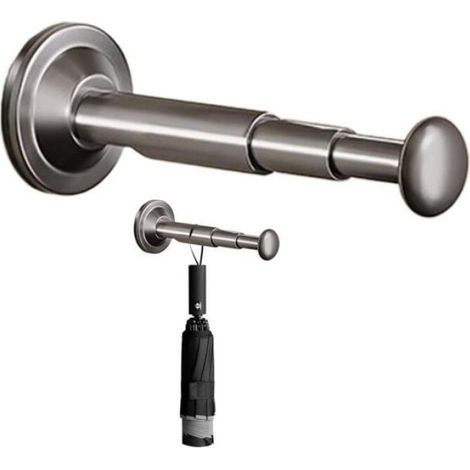 Séchoir À Linge Télescopique - Barre De Suspension Réglable - Pour Buanderie Placard Petit Espace - 2 Pièces (1/4)
