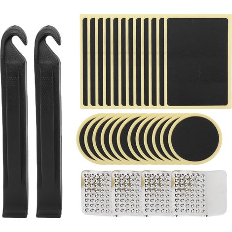 30 Pièces Autocollants Réparation Pneu Vélo Sans Colle, Patch Rapide Crevaison Chambre à Air (1/5)