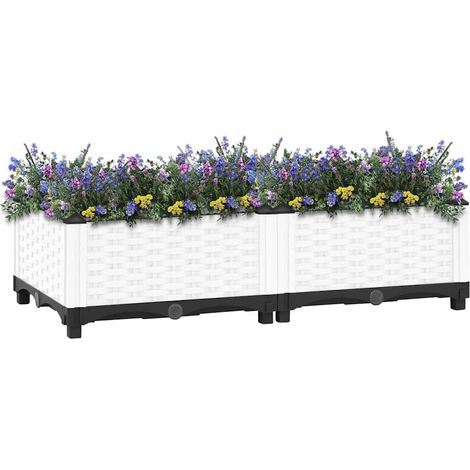 Maison Exclusive - Fioriera Rialzata 80x40x23 cm in Polipropilene