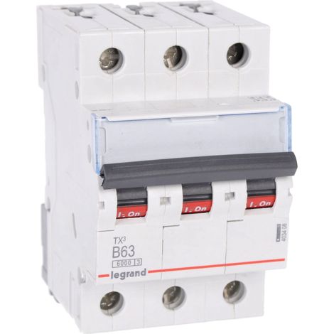 Legrand Interruttore automatico di tipo B grigio 63A 6kA 440V