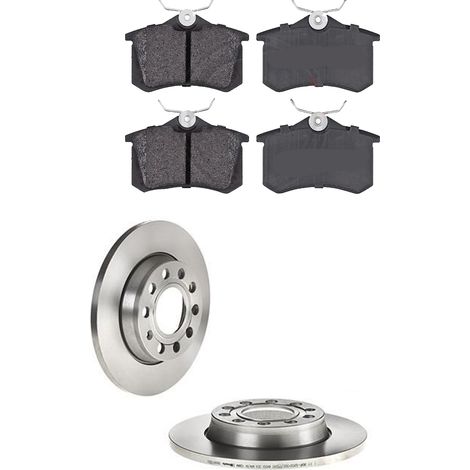 KIT FRENI POSTERIORI compatibile con SEAT EXEO (3R2) - DISCHI + PASTIGLIE OEM: P 85 017 / 17333 , 17332 /SOSTITUZIONE DIRETTA/BASSA POLVERE/SILENZIOSO (1/5)