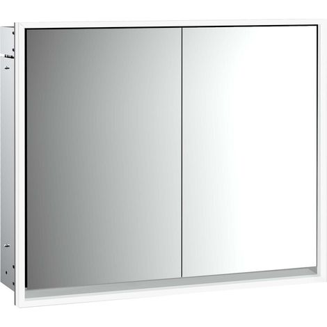 emco loft Armoire de toilette avec éclairage, 800mm, 2 portes, (1/5)